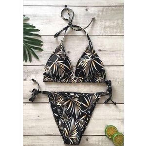 Palmtree Bikini Set